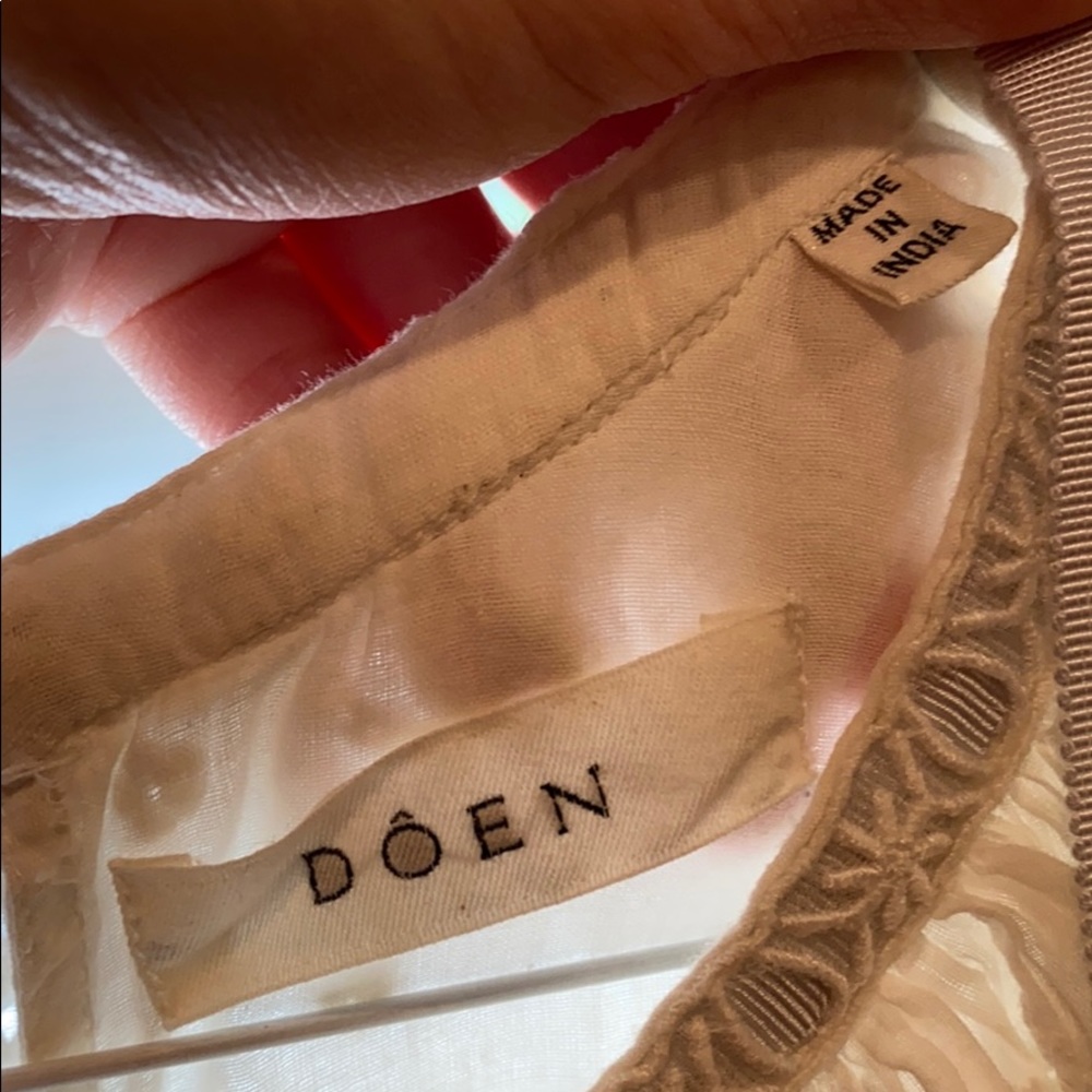 Sold ♥️ Dôen white cotton maxi dress - Picture 6 of 7